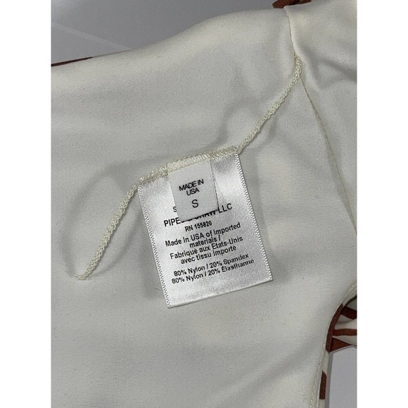 Veronica Beard Azoia Tie Front Bikini Bottoms and Dyer Tiger Stripe Bikini Top - Picture 12 of 12